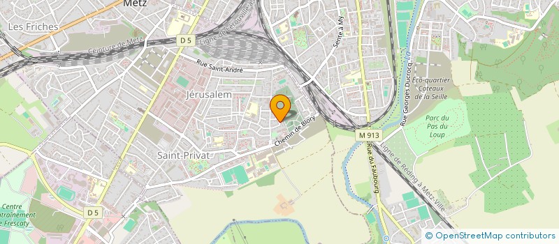 localisation de l'entreprise SCI ARGONNE à MONTIGNY-LES-METZ
