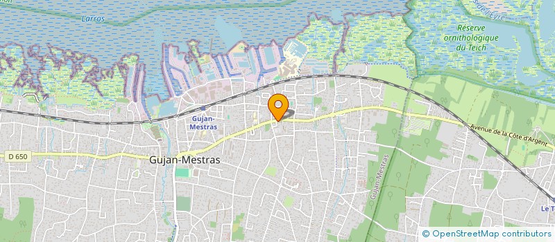 localisation de l'entreprise SCI ARGONNE  GUJAN-MESTRAS
