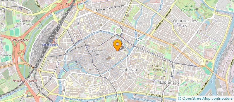 localisation de l'entreprise SCI ARGONNE  STRASBOURG