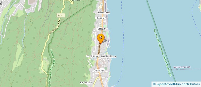 localisation de l'entreprise SCI ARGOPODO  SEVRIER