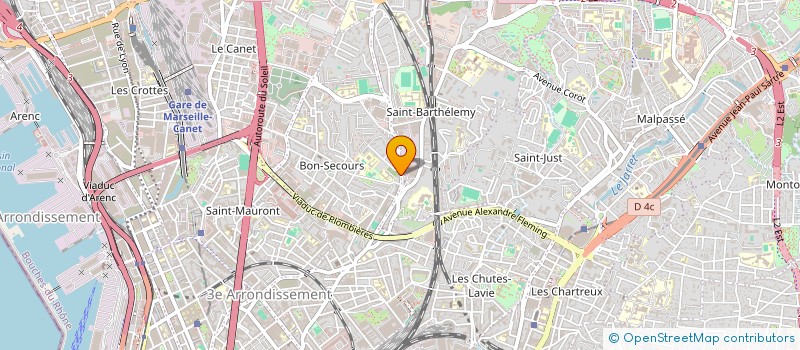 localisation de l'entreprise SCI ARGOS à MARSEILLE