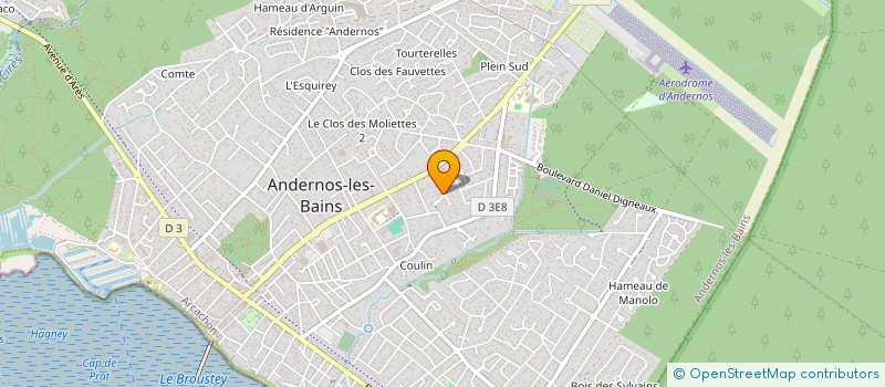 localisation de l'entreprise SCI ARGOS  ANDERNOS-LES-BAINS