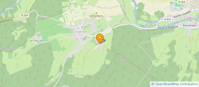 localisation de l'entreprise SCI ARGOS  COSSWILLER