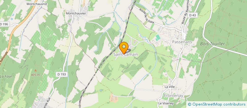 localisation de l'entreprise SCI ARGOS  SAINT-LAMAIN