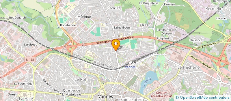 localisation de l'entreprise SCI ARGOS IMMOBILIER à VANNES