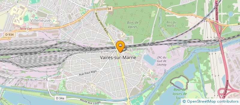 localisation de l'entreprise SCI ARGOS MLV  VAIRES-SUR-MARNE