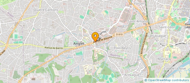 localisation de l'entreprise SCI ARGUIA  ANGLET