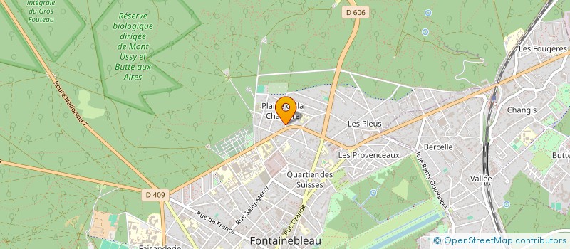 localisation de l'entreprise SCI ARGUIANE à FONTAINEBLEAU