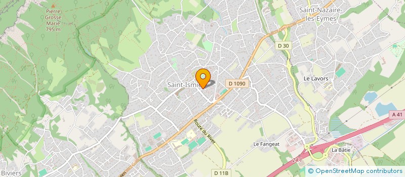 localisation de l'entreprise SCI ARGUIL à SAINT-ISMIER