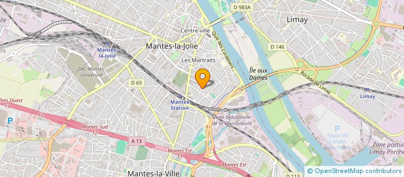 localisation de l'entreprise SCI ARH à NOISY-LE-ROI