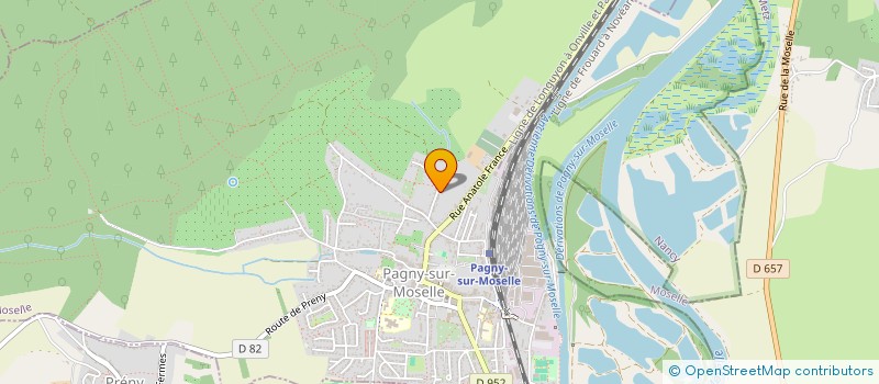 localisation de l'entreprise SCI ARHUM  PAGNY-SUR-MOSELLE