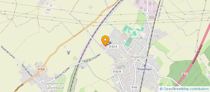 localisation de l'entreprise SCI ARI  PHALEMPIN