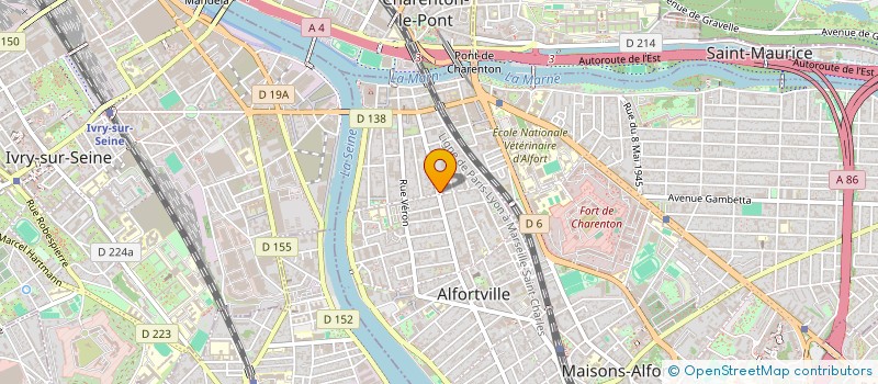 localisation de l'entreprise SCI ARI à ALFORTVILLE