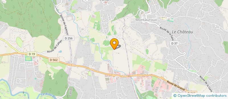 localisation de l'entreprise SCI ARIA  CALLIAN