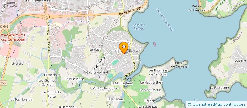 localisation de l'entreprise SCI ARIA  LA RICHARDAIS