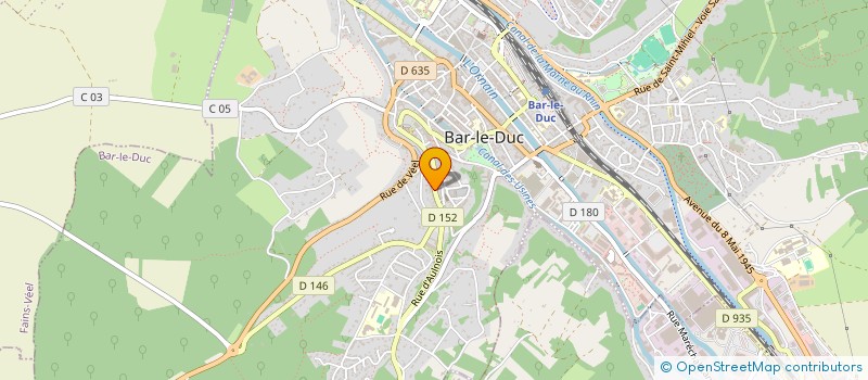 localisation de l'entreprise SCI ARIADNE à BAR-LE-DUC