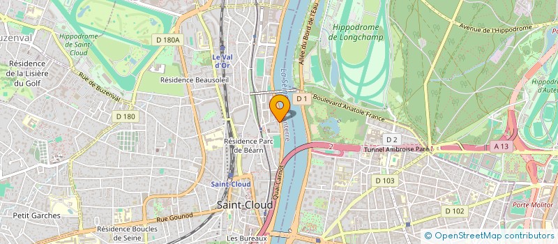 localisation de l'entreprise SCI ARIAN à SAINT CLOUD