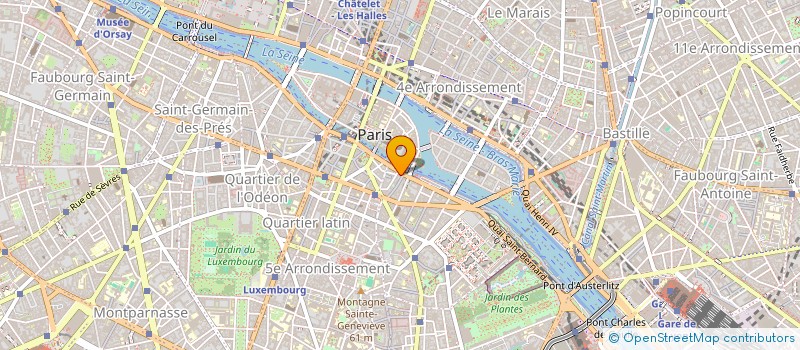 localisation de l'entreprise SCI ARIANA  PARIS