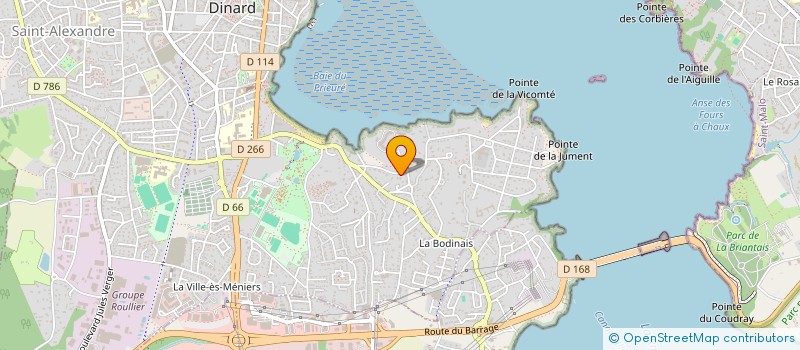 localisation de l'entreprise SCI ARIANA  DINARD