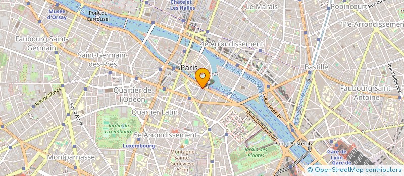 localisation de l'entreprise SCI ARIANA FONTAINEBLEAU  PARIS