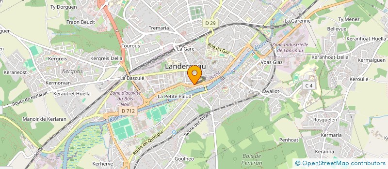 localisation de l'entreprise SCI ARIANE  LANDERNEAU