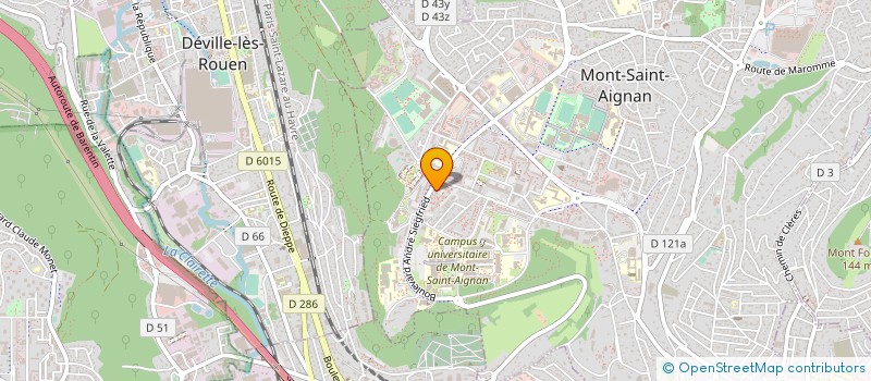 localisation de l'entreprise SCI ARIANE  MONT-SAINT-AIGNAN