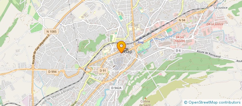 localisation de l'entreprise SCI ARIANE à GAP