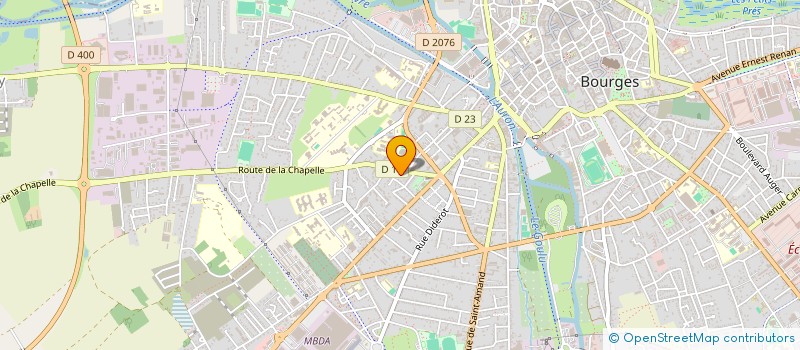 localisation de l'entreprise SCI ARIANE  BOURGES