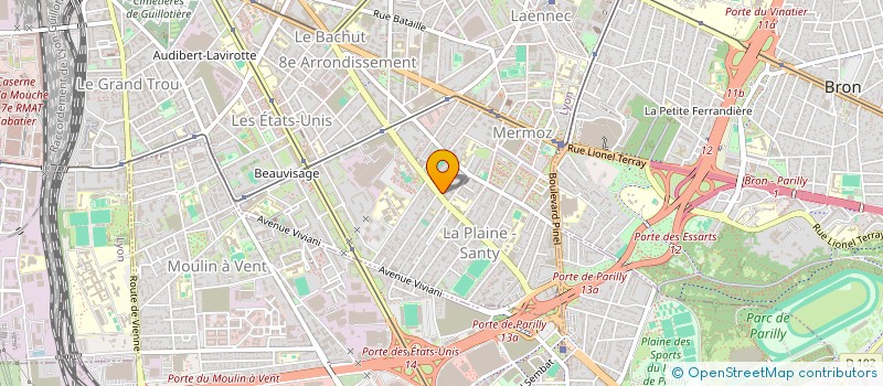 localisation de l'entreprise SCI ARIANE 4  LYON