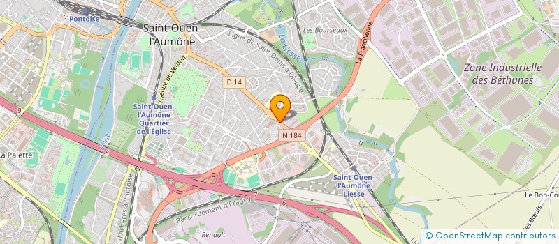 localisation de l'entreprise SCI ARIANE à SAINT-OUEN-L'AUMONE