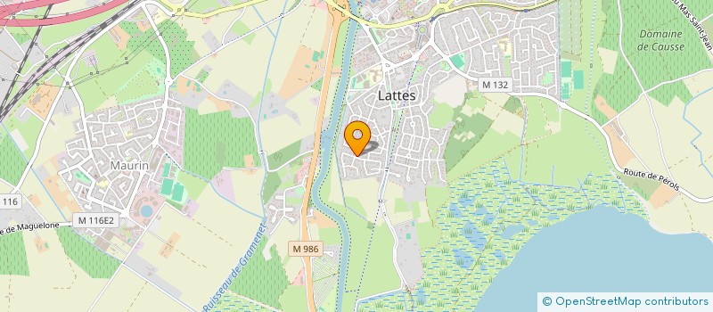 localisation de l'entreprise SCI ARIANE à LATTES