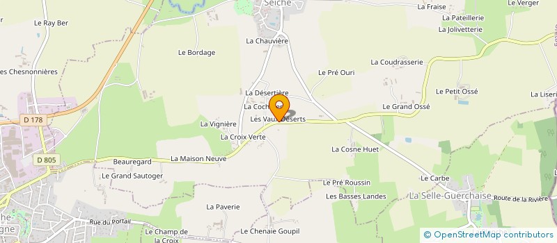 localisation de l'entreprise SCI ARIANE  AVAILLES-SUR-SEICHE