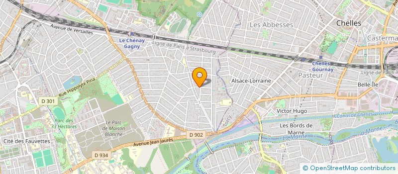 localisation de l'entreprise SCI ARIANE à GAGNY