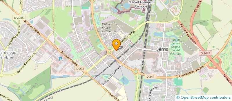 localisation de l'entreprise SCI ARIANE IPC  CHESSY