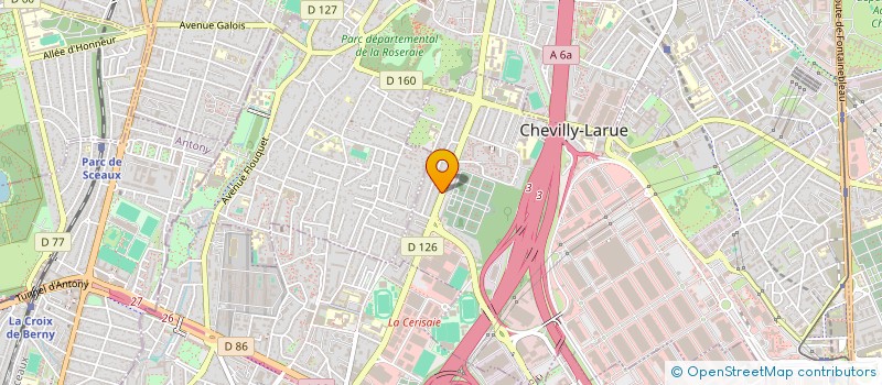 localisation de l'entreprise SCI ARIANNE à CHEVILLY-LARUE