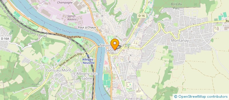 localisation de l'entreprise SCI ARICI  NEUVILLE-SUR-SAONE