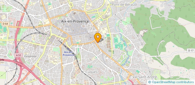 localisation de l'entreprise SCI ARIEGEOISE à AIX-EN-PROVENCE