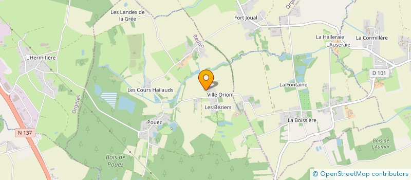 localisation de l'entreprise SCI ARIEL  CHANTELOUP