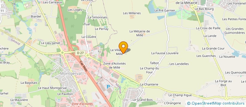 localisation de l'entreprise SCI ARIEL  MELESSE