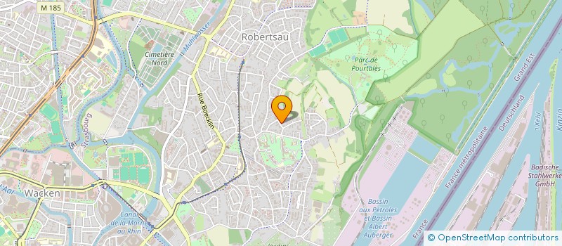 localisation de l'entreprise SCI ARIES  STRASBOURG