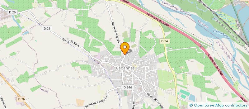 localisation de l'entreprise SCI ARIETTE  CABANNES