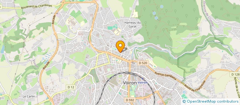 localisation de l'entreprise SCI ARIF  VOIRON