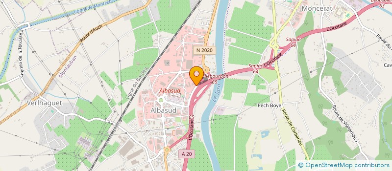 localisation de l'entreprise SCI ARIGI  MONTAUBAN