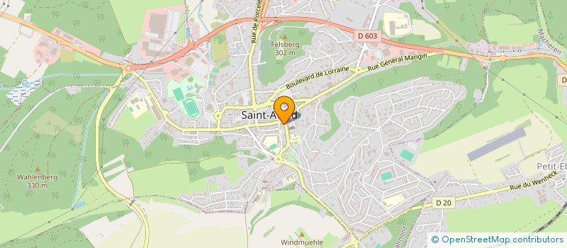 localisation de l'entreprise SCI ARIMEMO  SAINT-AVOLD