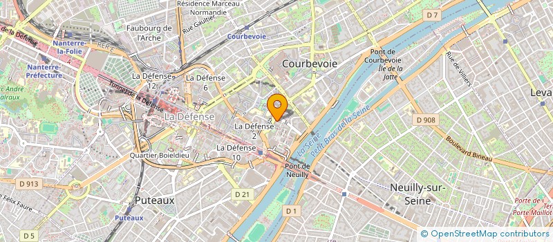 localisation de l'entreprise SCI ARIMMO à COURBEVOIE
