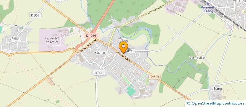 localisation de l'entreprise SCI ARIMMO  GUIGNES