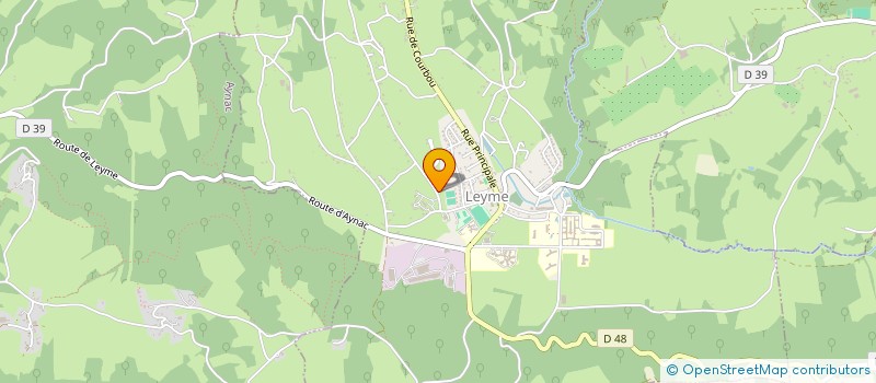 localisation de l'entreprise SCI ARIMO  LEYME