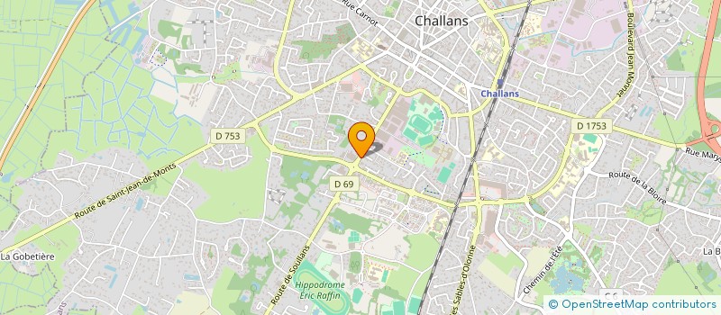 localisation de l'entreprise SCI ARIN FRERES à CHALLANS