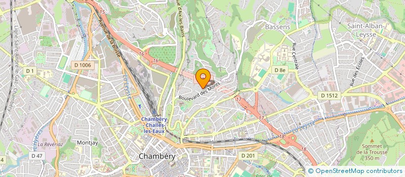 localisation de l'entreprise SCI ARINTICA  CHAMBERY