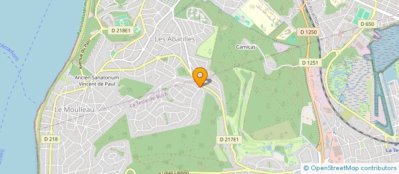 localisation de l'entreprise SCI ARIONDA à LA TESTE-DE-BUCH